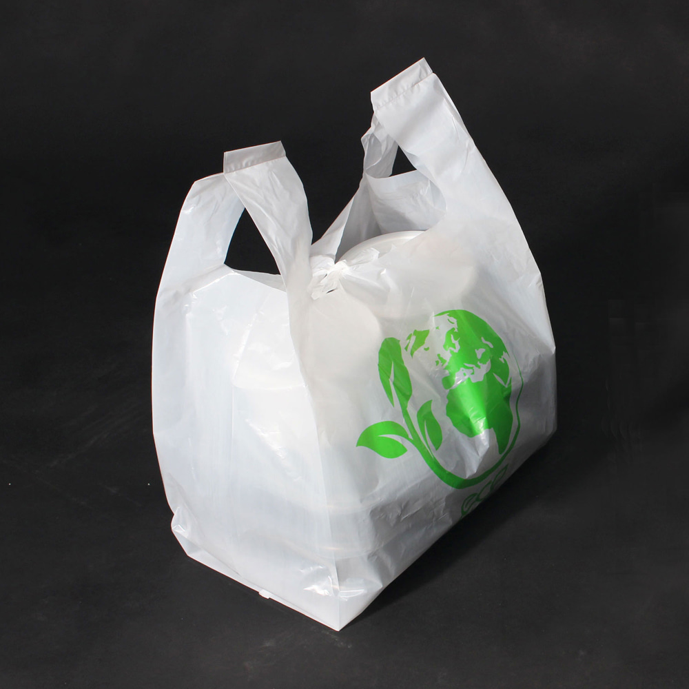 배달 비닐 봉투 친환경봉투 소 270X440X170 유백 1000매